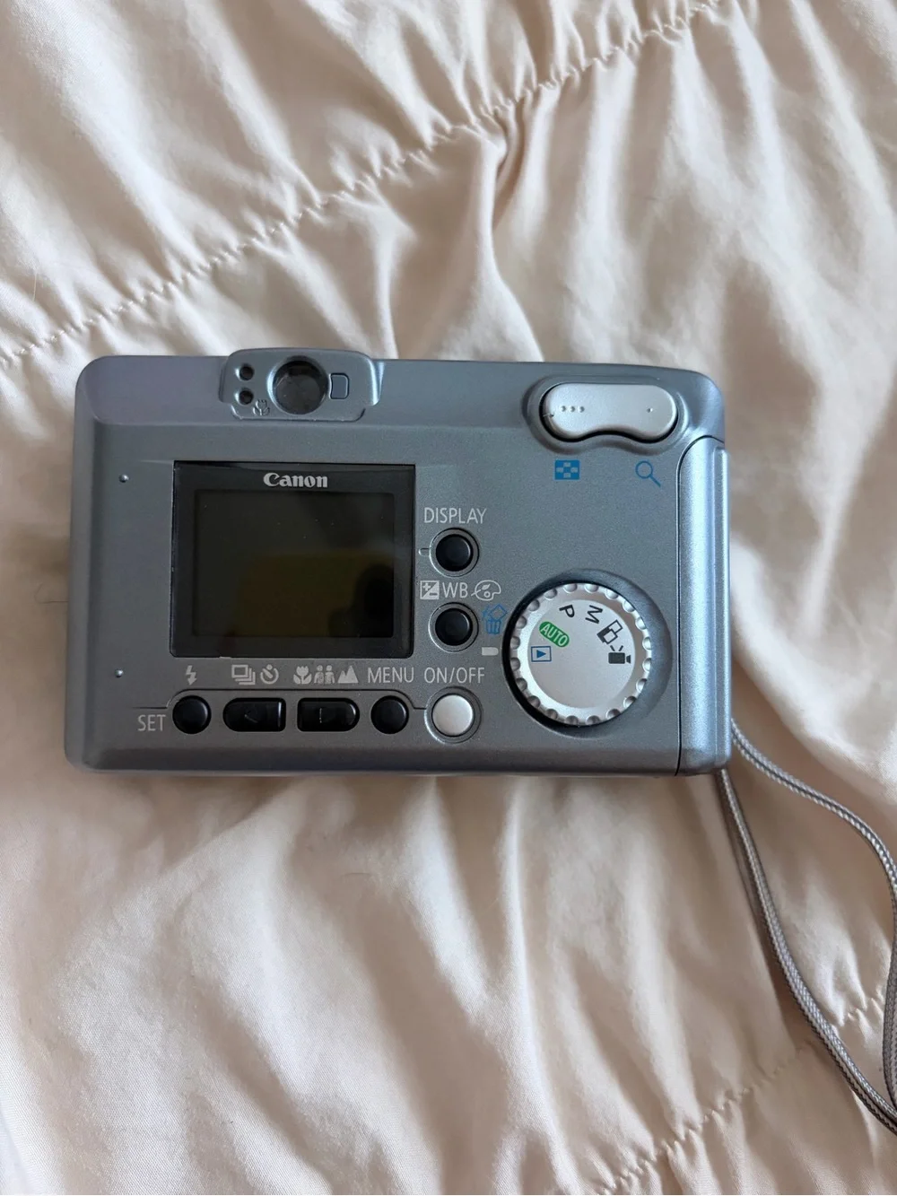 Canon Silver Point-and-Shoot Compact Digital Camera